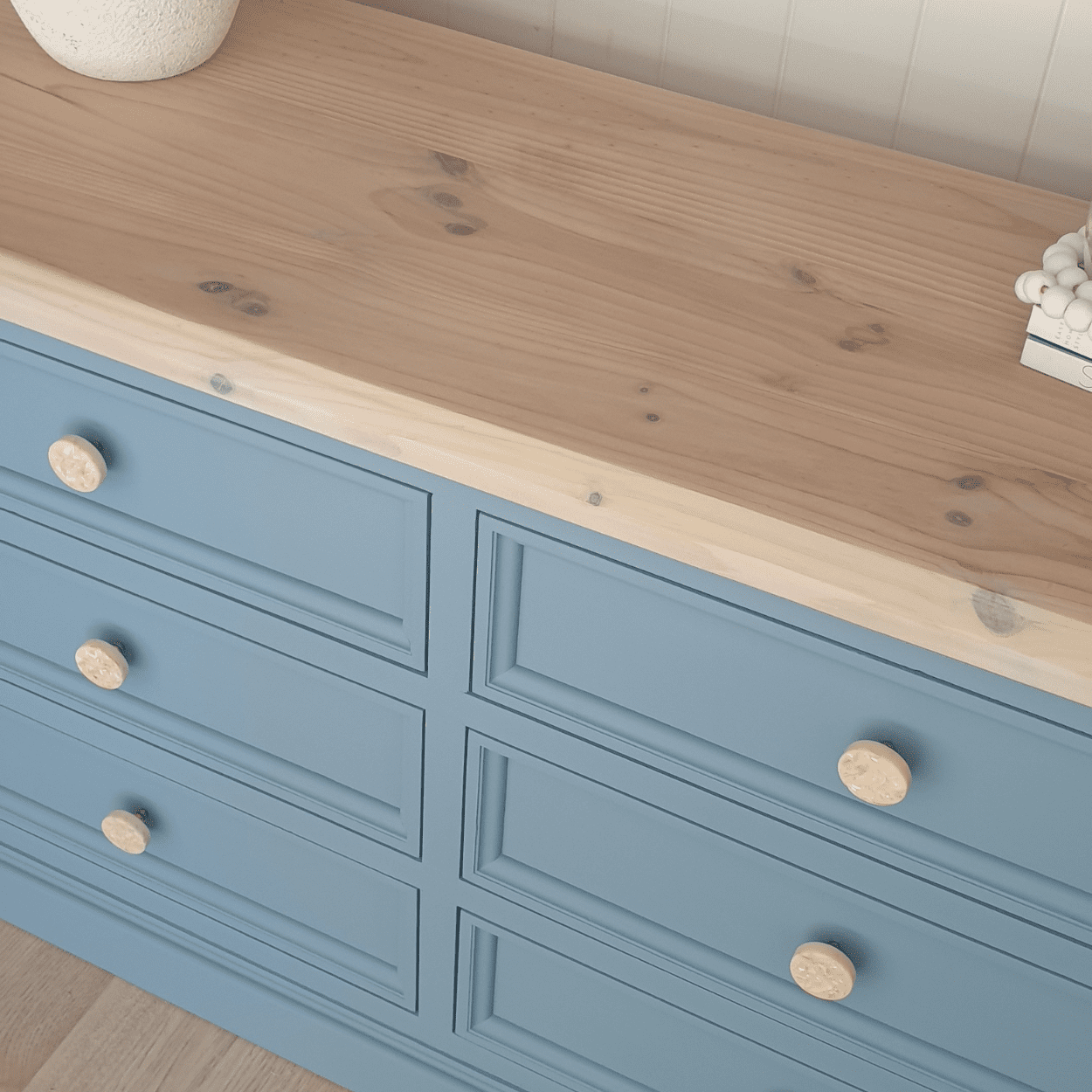 Marble Terrazzo Decorative Knob with coastal style decor