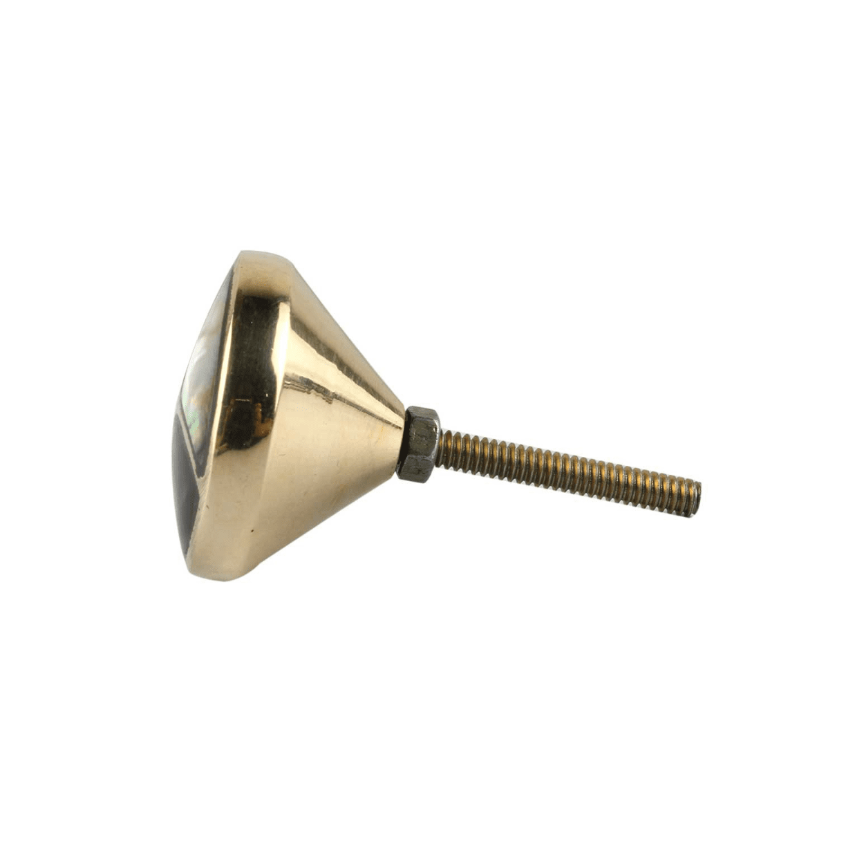 pearl brass knob