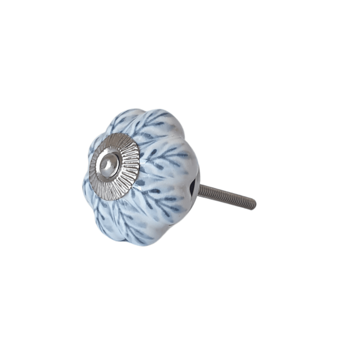 floral ceramic knob
