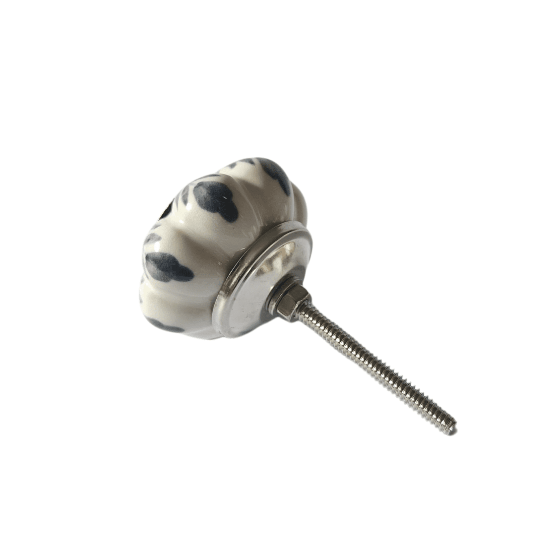 floral ceramic knob