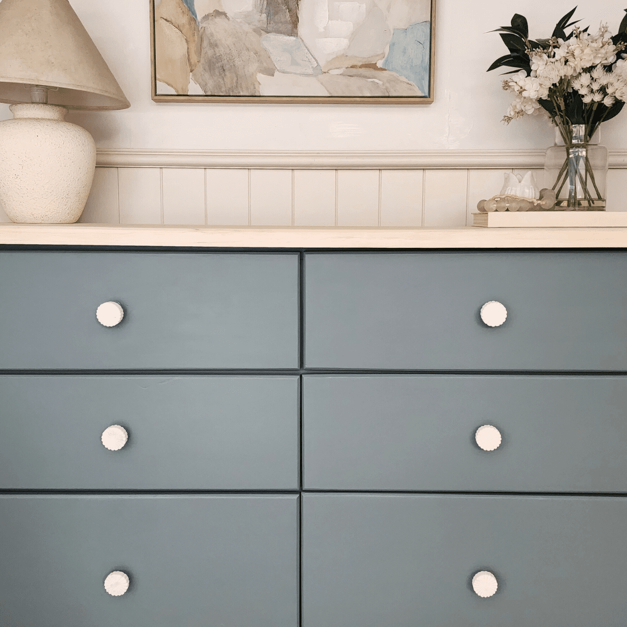 marble decorative knob with coastal style furniture