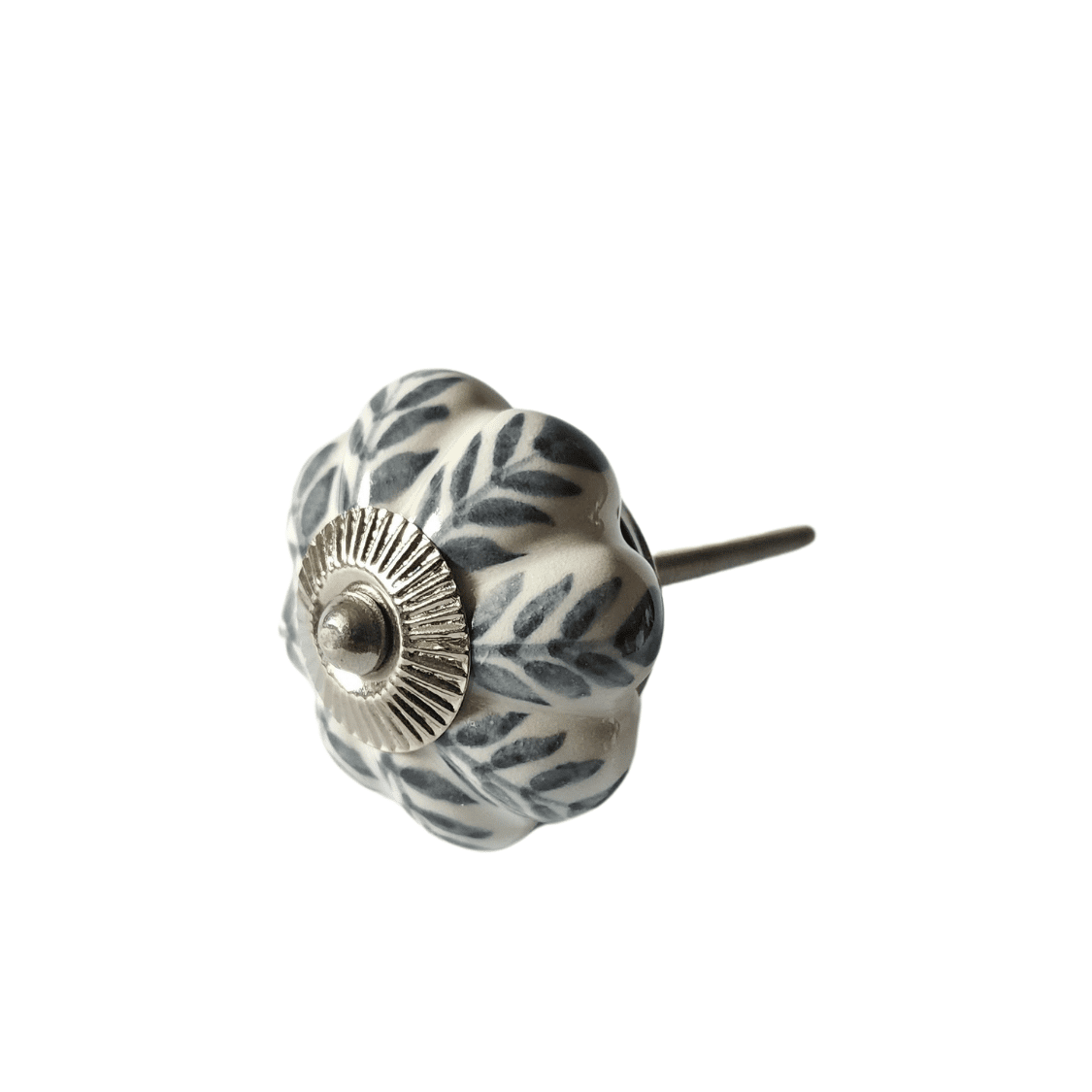 floral ceramic knob