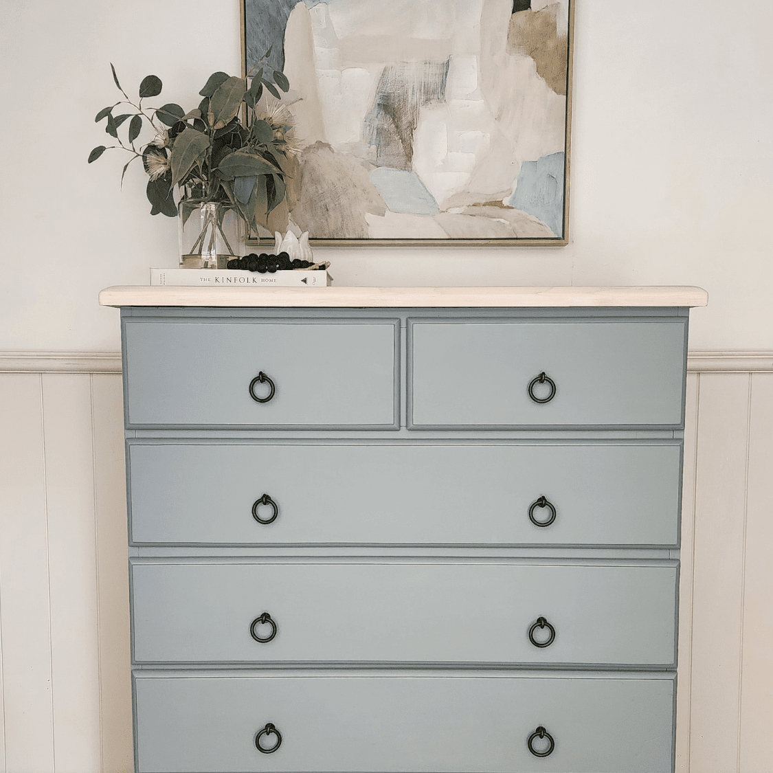Decorative Beads on top of coastal decor