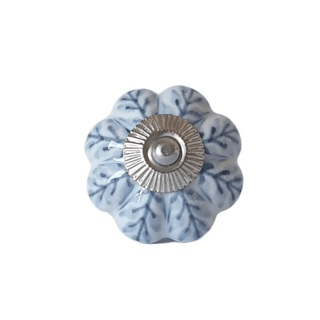 floral ceramic knob