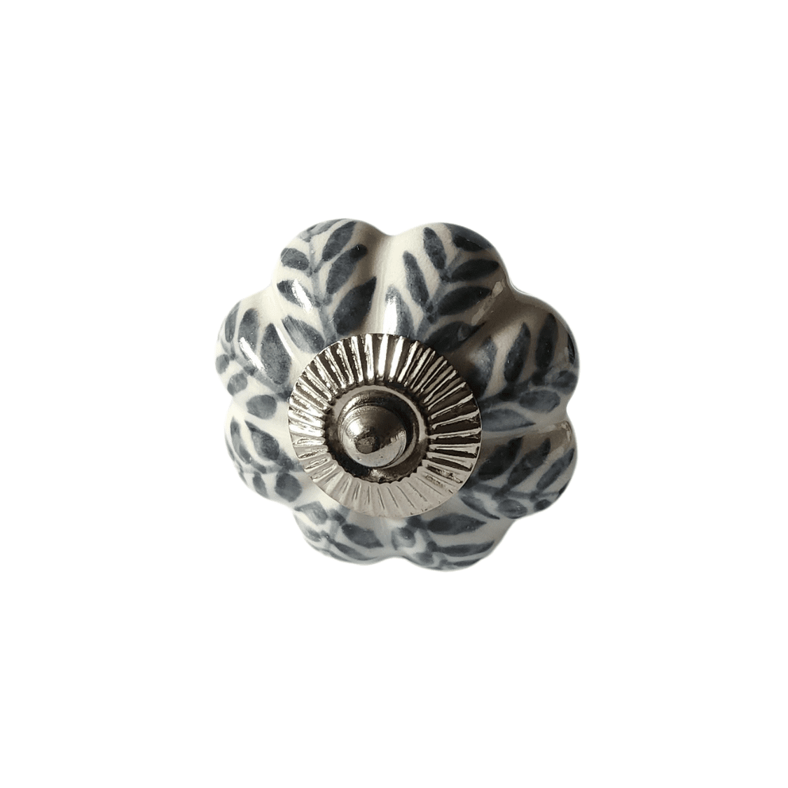 floral ceramic knob