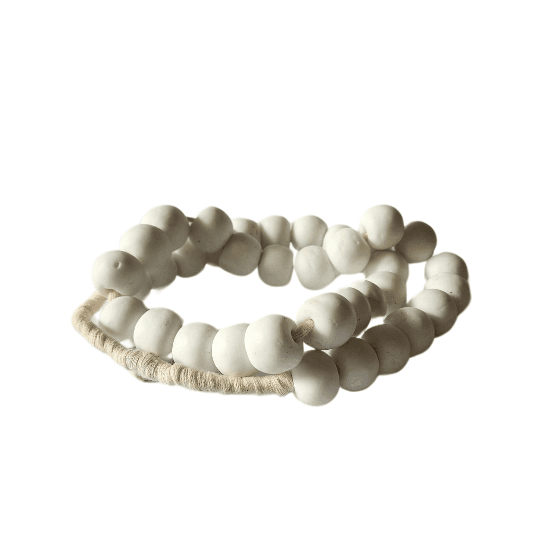 White Glass decorative Beads